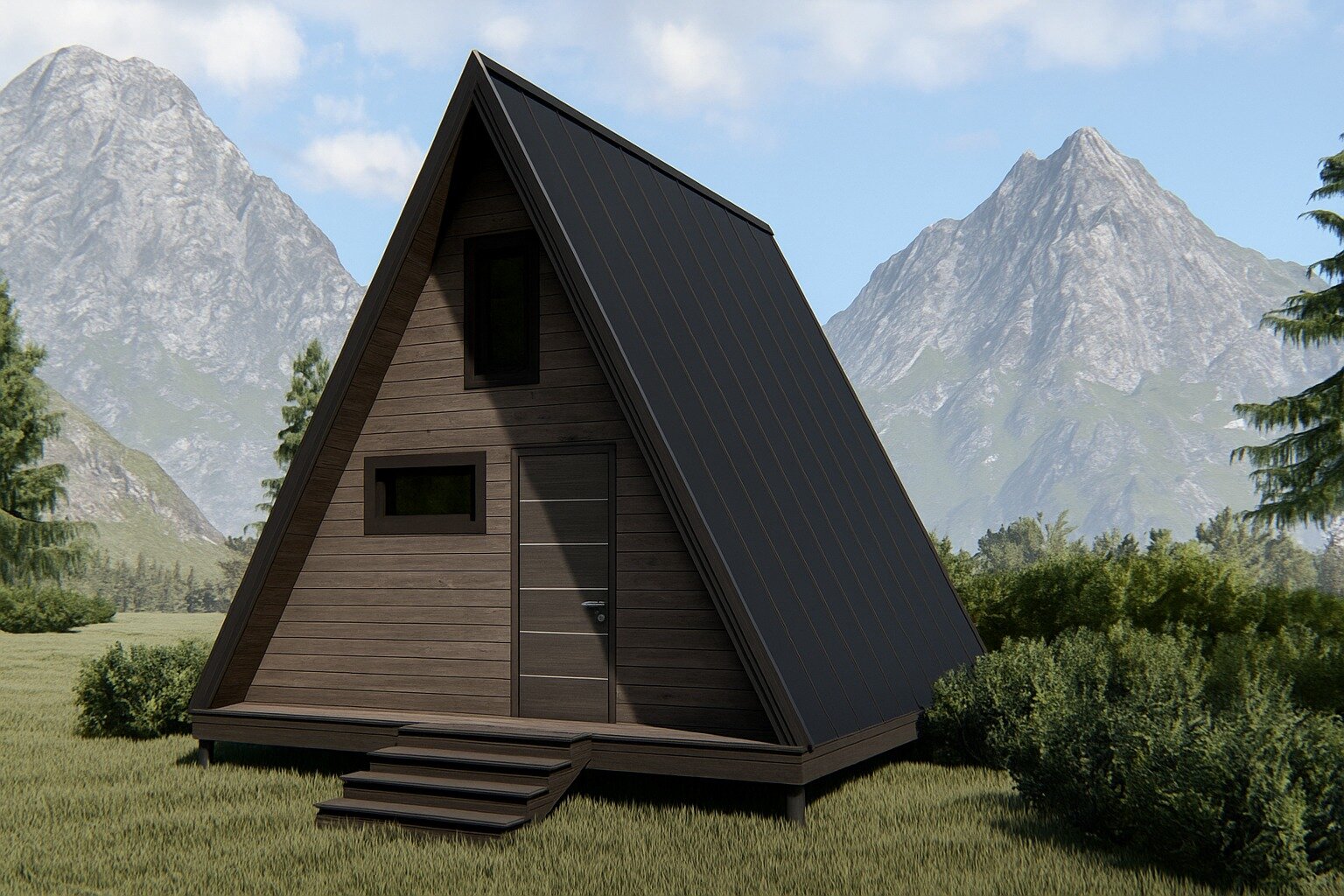 A-House 450 — architectural rendering