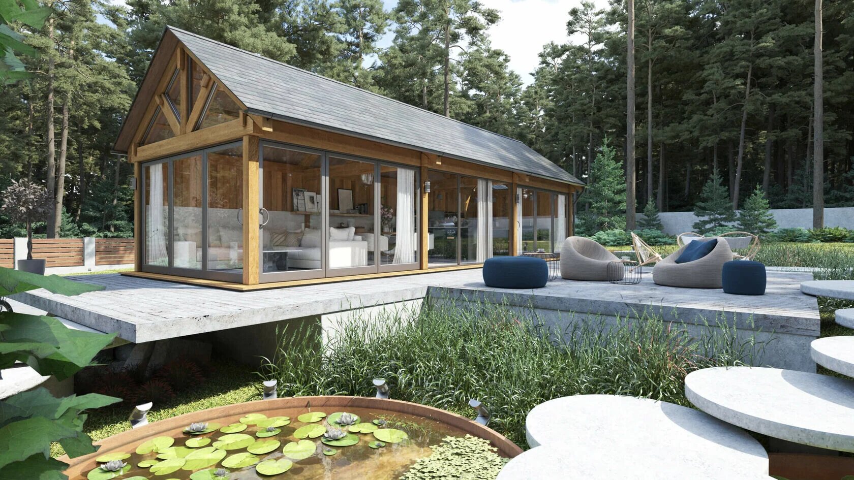 Garden Office Large — exterior concept